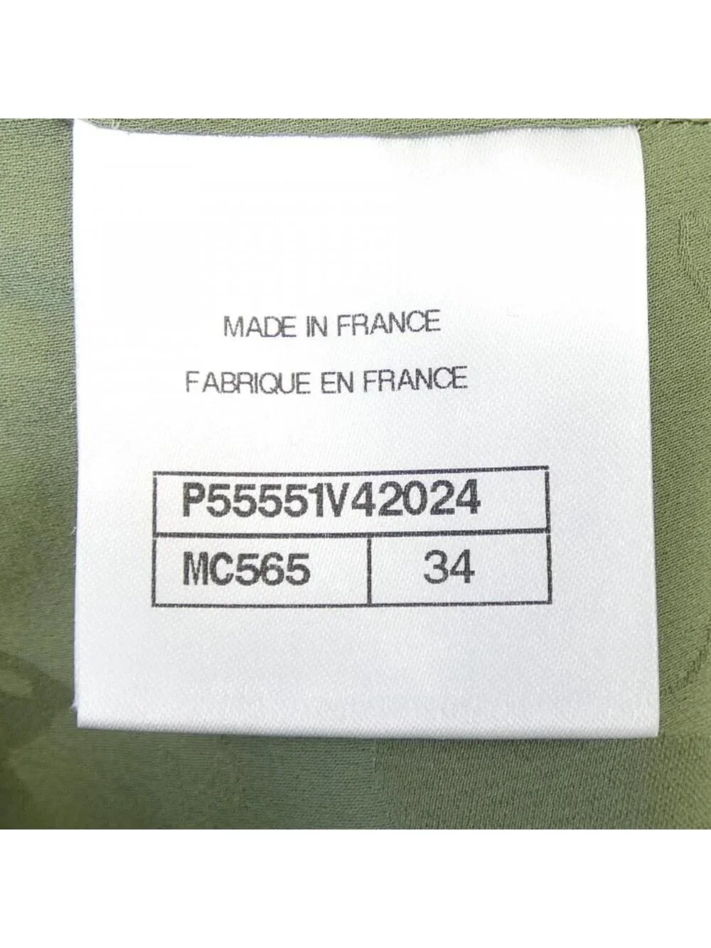 Chanel 17c Jacket Green
